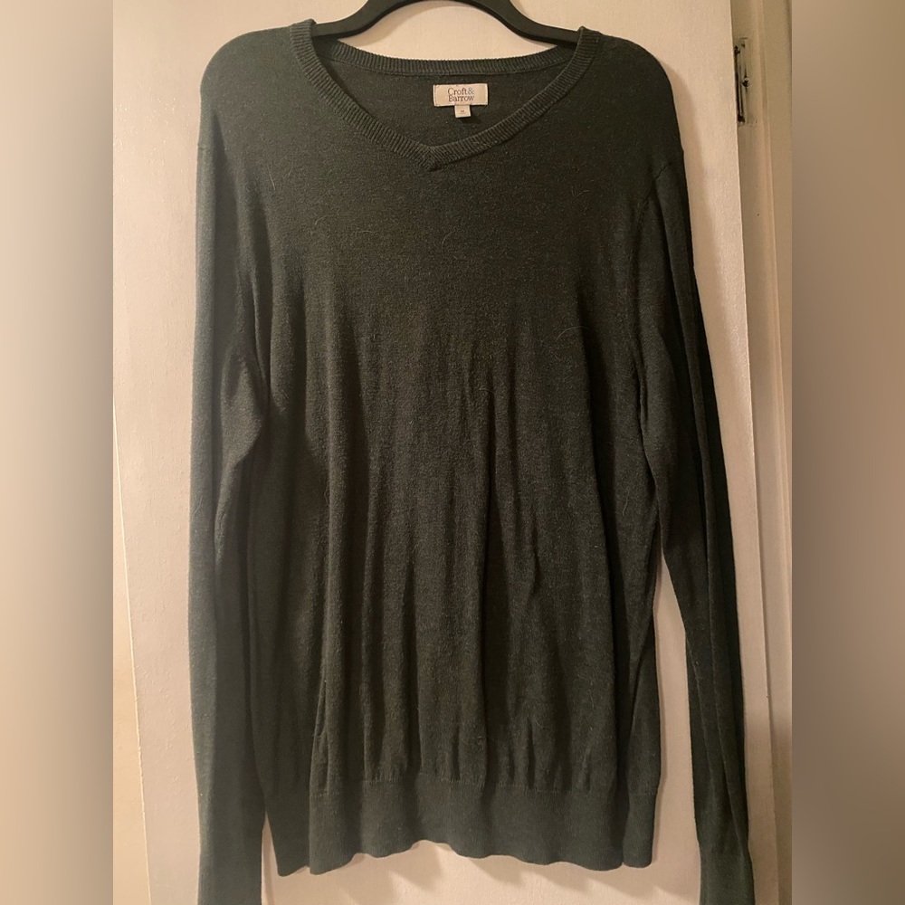 Lightweight green sweater